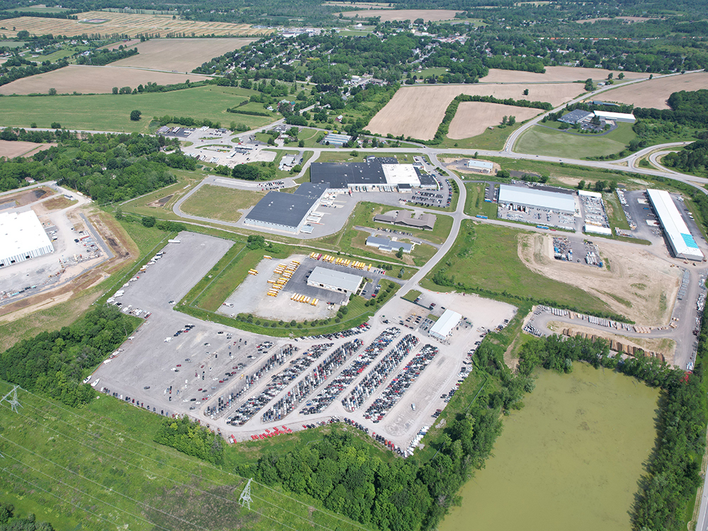 Aerial image of Apple Tree Acres in Bergen, NY